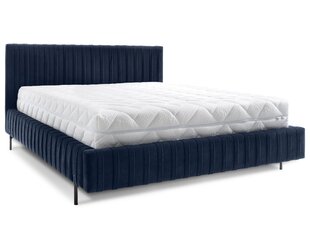 Voodi Eltap Plissa, 160x200 cm, sinine/must price and information | Beds | hansapost.ee