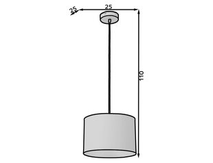 Подвесной светильник Vespillo цена и информация | Люстры | hansapost.ee