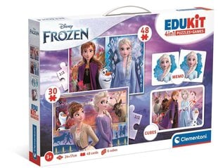 Набор игр Clementoni Edukit 4in1 Frozen 2, 18292 цена и информация | Развивающие игрушки для детей | hansapost.ee