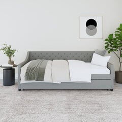 Кровать Notio Living 90x200 см, серая цена и информация | Кровати | hansapost.ee