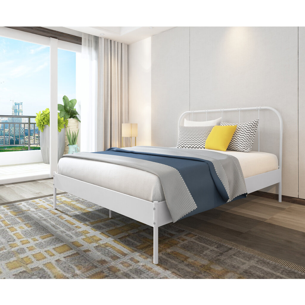 Voodi Notio Living 140x200 cm, valge hind ja info | Voodid | hansapost.ee