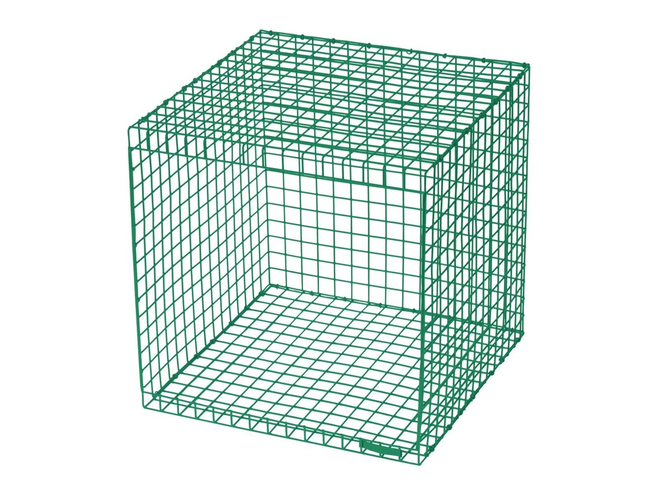 Kohvilaud Loft24 Wire Cubic, roheline hind ja info | Diivanilauad | hansapost.ee