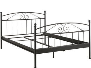 Кровать Notio Living Birgit Bed 140x200 см, черная цена и информация | Кровати | hansapost.ee