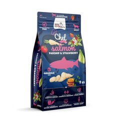 Syta Micha Chef kuivtoit lõhe, pastinaagi ja maasikatega, 9 kg price and information | Dry dog food and crisps | hansapost.ee