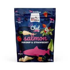 Syta Micha Chef lõhe, pastinaagi ja maasikatega, 1,5 kg price and information | Dry dog food and crisps | hansapost.ee