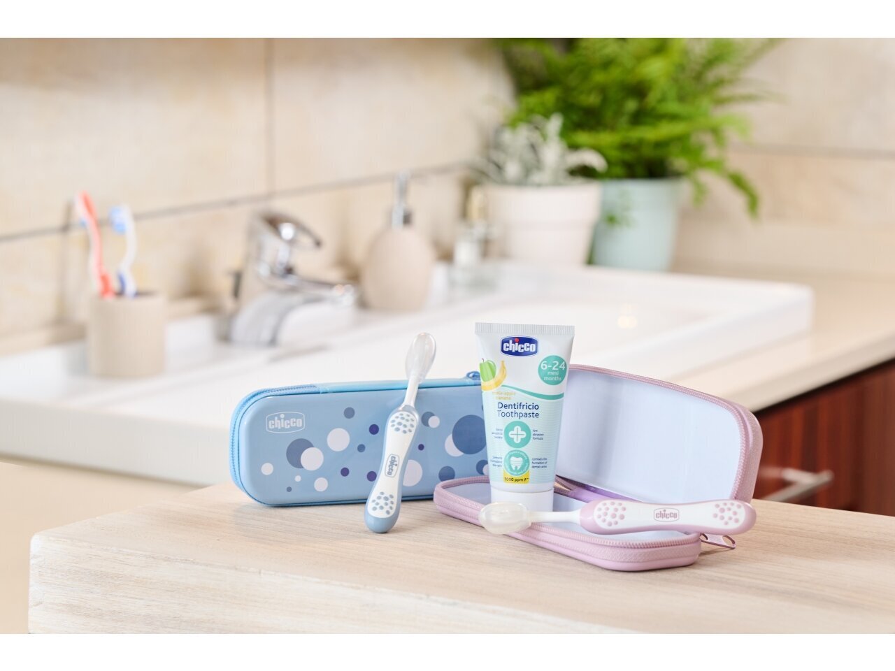 Hambapasta ja hambaharja komplekt lastele Chicco, 6-36 kuud hind ja info | Hügieenitarbed beebidele | hansapost.ee