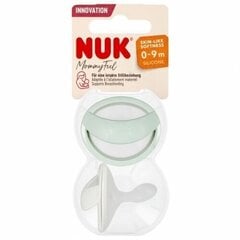 Силиконовые пустышки Nuk Mommy Ful, 0-9 мес, 2 шт. цена и информация | Пустышки | hansapost.ee