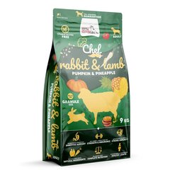 Micha Chef kuivtoit koertele küüliku, lambaliha, kõrvitsaga ja ananassiga, 9 kg price and information | Dry dog food and crisps | hansapost.ee