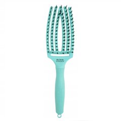 Щётка для волос Olivia Garden Finger Brush, Tropical Mint, 1 шт. цена и информация | Расчески, щетки для волос, ножницы | hansapost.ee