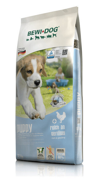 Bewi Dog Petfood Bewi Dog Puppy kuivtoit kanaga, 12.5 kg hind ja info | Koerte kuivtoit ja krõbinad | hansapost.ee