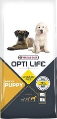 Versele-Laga Opti Life Puppy Maxi kuivtoit kutsikatele linnulihaga, 12,5 kg hind ja info | Koerte kuivtoit ja krõbinad | hansapost.ee