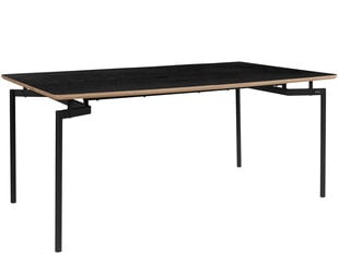 Столовый стол 180 см, 8 мест, черного цвета цена и информация | Кухонные и обеденные столы | hansapost.ee