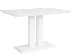 Обеденный стол 120 см белого цвета цена и информация | Кухонные и обеденные столы | hansapost.ee