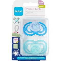 Соски Mam Perfect Night, 6-16 мес, 2 шт. цена и информация | Пустышки | hansapost.ee