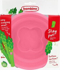 Силиконовая миска Bambino Stay put!, 12+ мес, 1 шт. цена и информация | Детская посуда, контейнеры для молока и еды | hansapost.ee