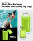 Kott Spigen Aqua Shield WaterProof Dry Bag 20L + 2L A630, cactus green hind ja info | Telefonide kaitsekaaned ja -ümbrised | hansapost.ee