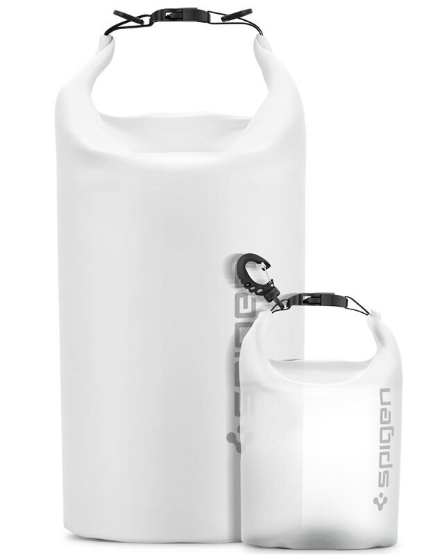Kott Spigen Aqua Shield WaterProof Dry Bag 20L + 2L A630, snow white hind ja info | Telefonide kaitsekaaned ja -ümbrised | hansapost.ee