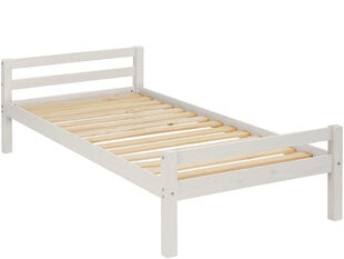 Кровать Notio Living 90x200 см, белая цена и информация | Детские кровати | hansapost.ee