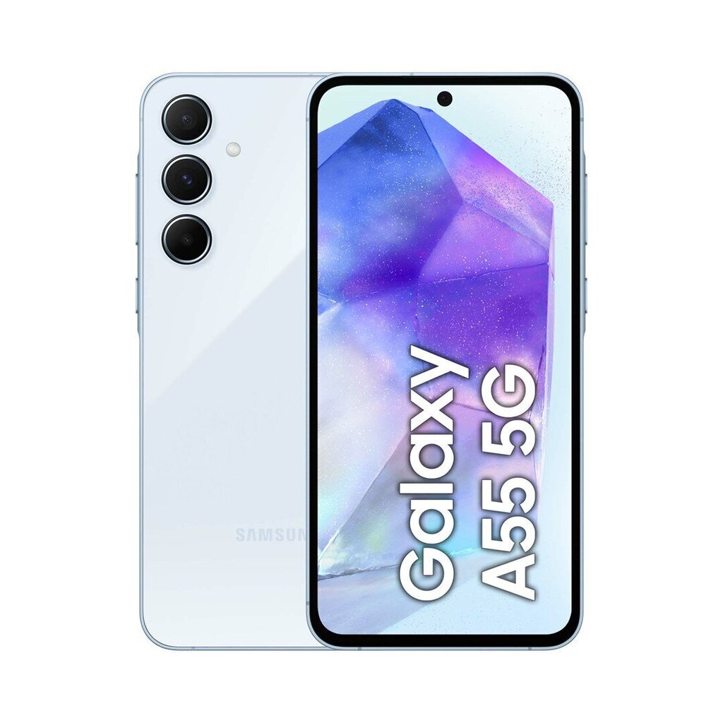 Samsung Galaxy A55 5G 8/256GB, Awesome Iceblue hind ja info | Telefonid | hansapost.ee