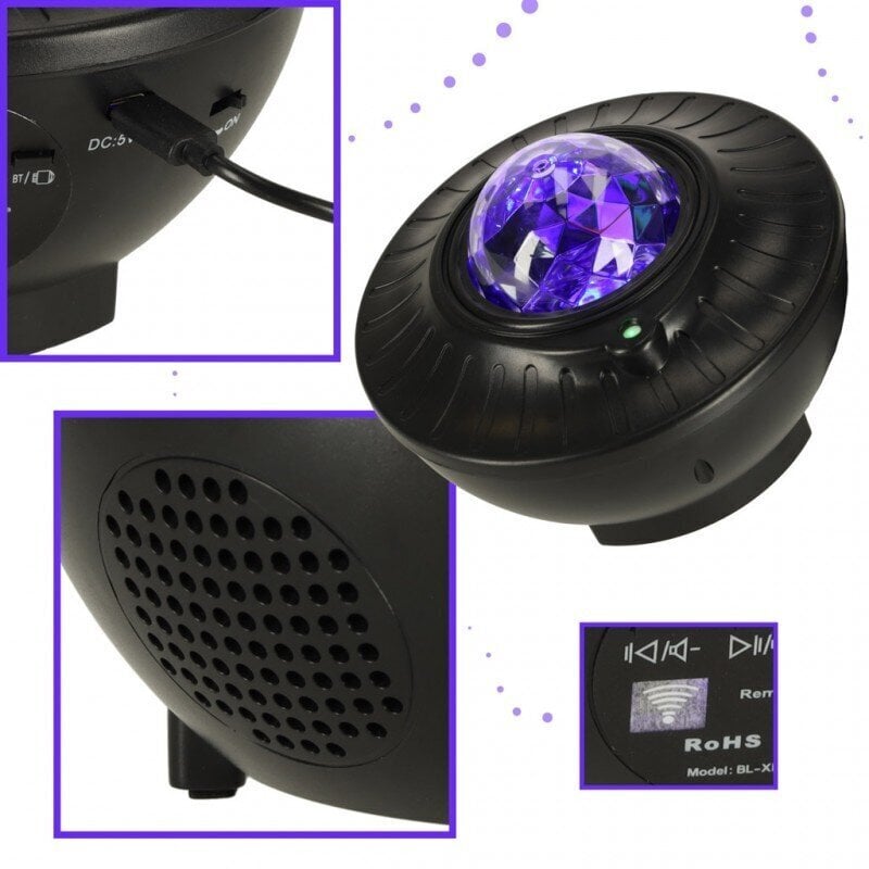 Star Projector LED Night Ball Bluetoothi ​​kaugjuhtimispult hind ja info | Peokaunistused ja dekoratsioonid | hansapost.ee