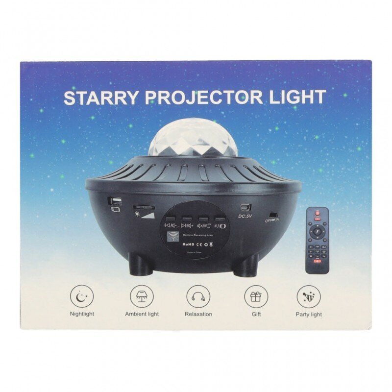 Star Projector LED Night Ball Bluetoothi ​​kaugjuhtimispult hind ja info | Peokaunistused ja dekoratsioonid | hansapost.ee