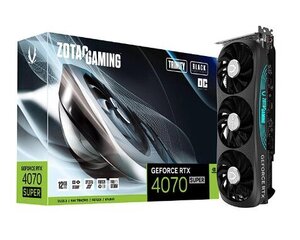 Zotac Gaming GeForce RTX 4070 Super Trinity OC (ZT-D40720J-10P) hind ja info | Videokaardid | hansapost.ee