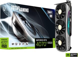 Zotac Gaming GeForce RTX 4070 Ti Super Trinity OC (ZT-D40730J-10P) hind ja info | Videokaardid | hansapost.ee