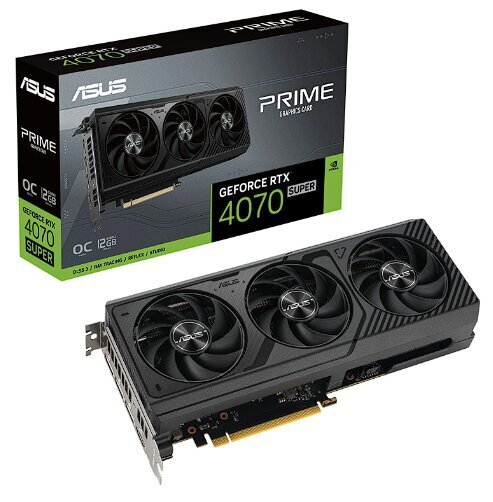 Asus Prime GeForce RTX 4070 Super OC Edition (PRIME-RTX4070S-O12G) цена и информация | Videokaardid | hansapost.ee