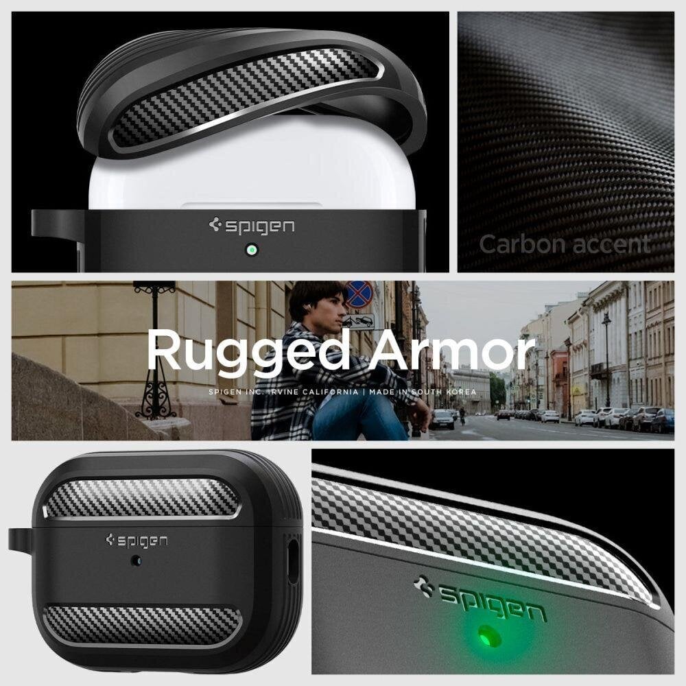 Spigen Rugged Armor цена и информация | Kõrvaklappide tarvikud | hansapost.ee