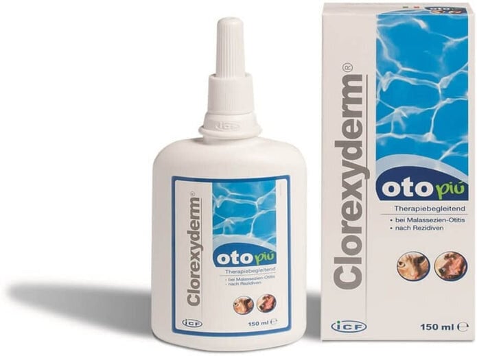 Kõrvapuhastusvahend koertele ja kassidele Clorexyderm Oto Piu, 150ml цена и информация | Hooldus/grooming | hansapost.ee