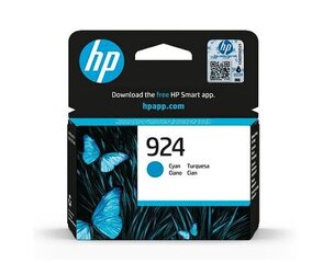 HP 924 (4K0U3NE#CE1) Cyan hind ja info | Tindiprinteri kassetid | hansapost.ee