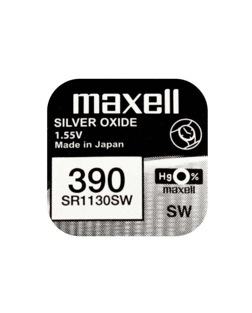 Patareid Maxell 390 / SR1130SW, 10 tk hind ja info | Patareid | hansapost.ee