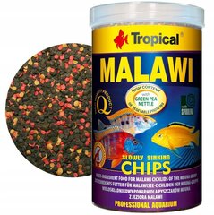 Toit kaladele Tropical Malawi Chips, 1000 ml hind ja info | Kalade toit | hansapost.ee