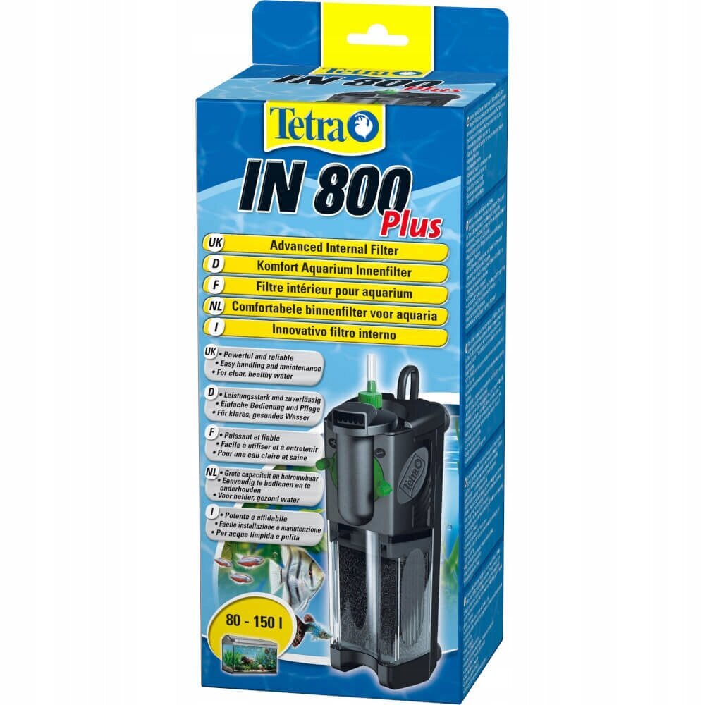 Sisefilter Tetra IN Plus 800, 80-150 L hind ja info | Akvaariumid ja lisatarvikud | hansapost.ee