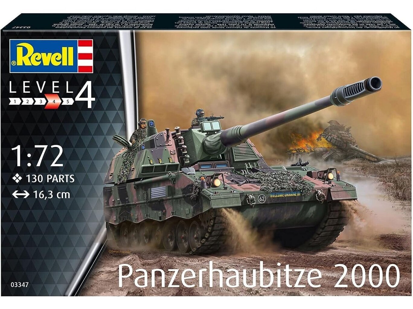 Konstruktor Revell - Panzerhaubitze 2000, 1/72, 03347 цена и информация | Klotsid ja konstruktorid | hansapost.ee