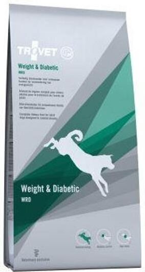 Trovet Weight & Diabetic WRD kanaga, 12,5 kg hind ja info | Koerte kuivtoit ja krõbinad | hansapost.ee