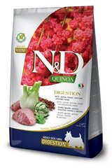 Farmina N&D Quinoa Dog Digestion Adult Mini lambalihaga, 2,5 kg цена и информация | Сухой корм для собак | hansapost.ee