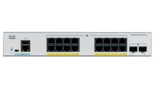 Сетевой коммутатор Cisco Catalyst C1000-16T-E-2G-L Управляемый L2 Gigabit Ethernet (10/100/1000), серый цена и информация | Коммутаторы (Switch) | hansapost.ee