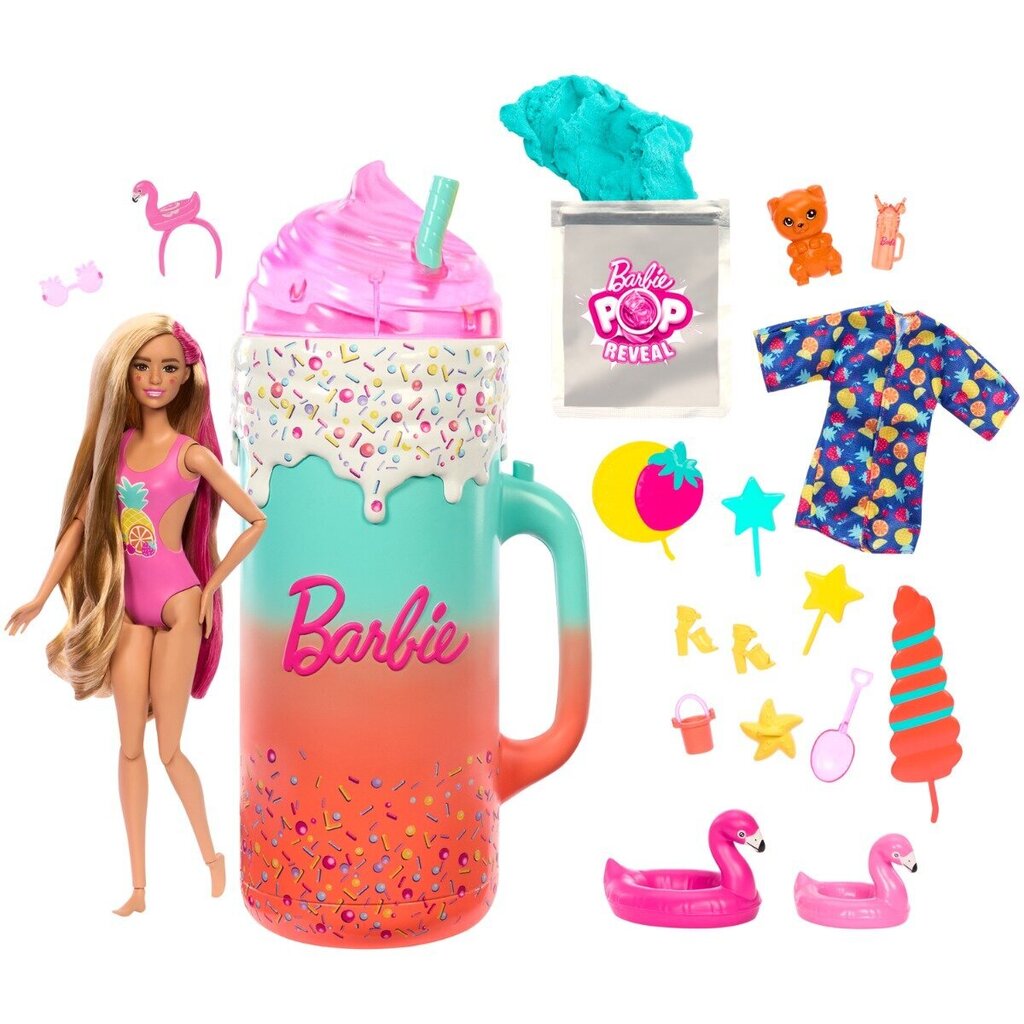 Barbie®️ Pop! Reveal üllatuskomplekt, troopiline smuuti цена и информация | Mänguasjad tüdrukutele | hansapost.ee