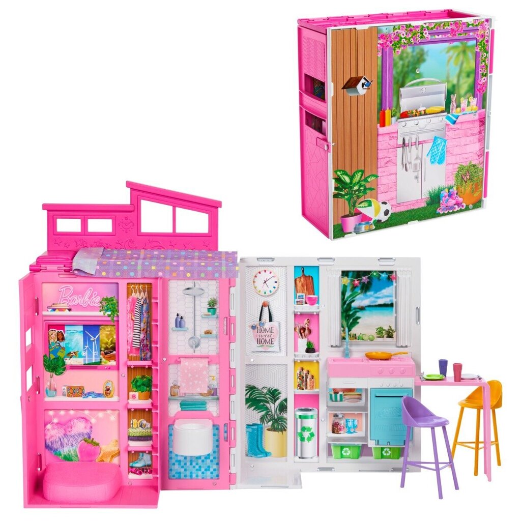 Barbie® kokkupandav maja hind ja info | Mänguasjad tüdrukutele | hansapost.ee