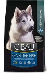 Farmina Cibau Sensitive Fish Medium/Maxi 12 кг + 2 кг цена и информация | Сухой корм для собак | hansapost.ee