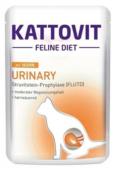 Kattovit Feline Diet Urinary kanaga, 85 g цена и информация | Kassikonservid | hansapost.ee