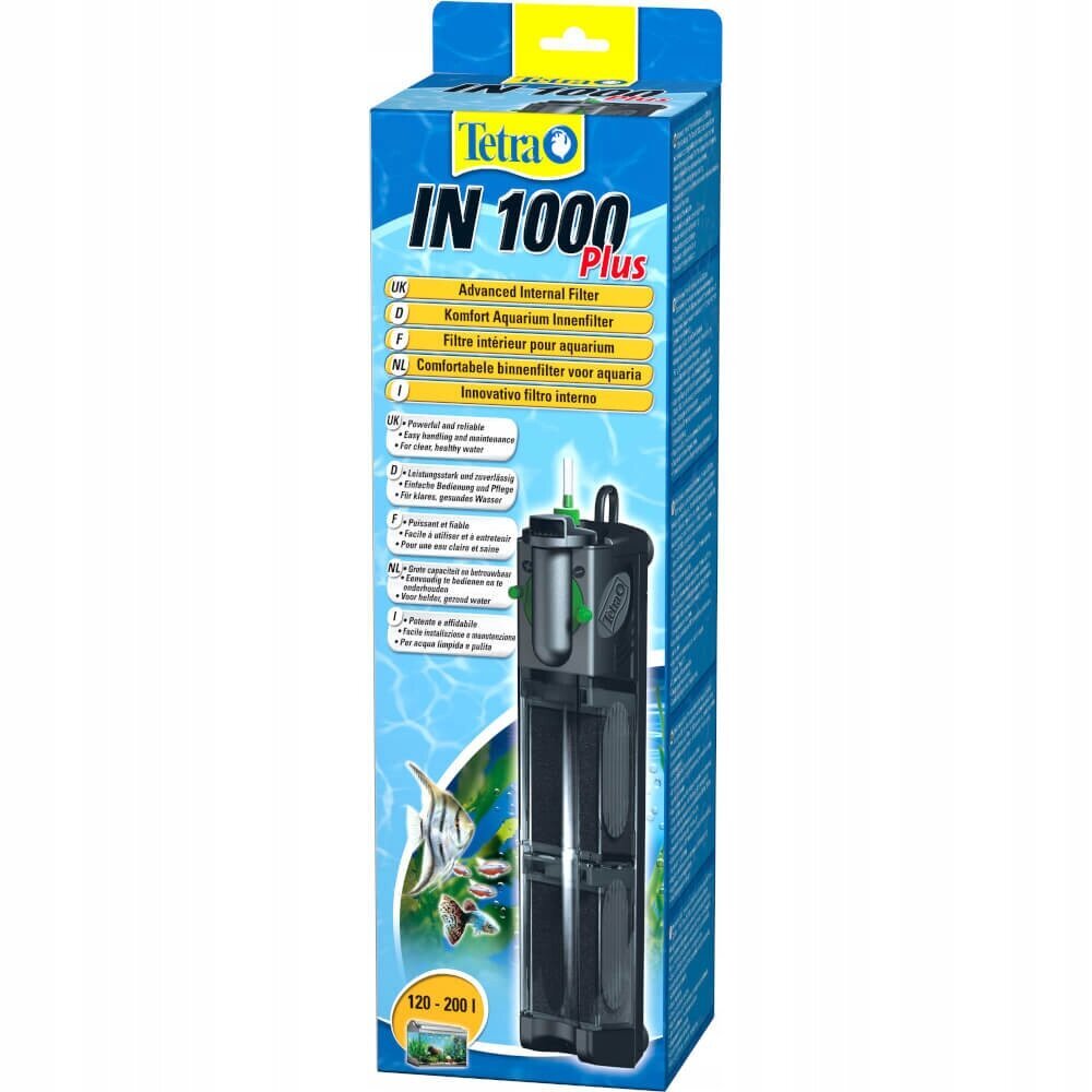 Filter Tetra IN Plus 1000, 120-200 L hind ja info | Akvaariumid ja lisatarvikud | hansapost.ee