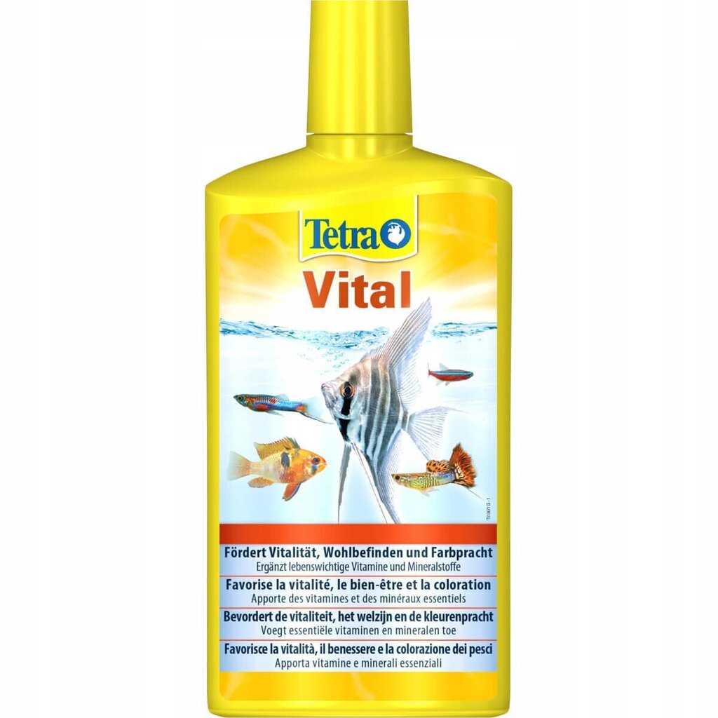 Vitamiinid ja mikroelemendid kaladele Tetra Vital, 500 ml hind ja info | Kalade toit | hansapost.ee