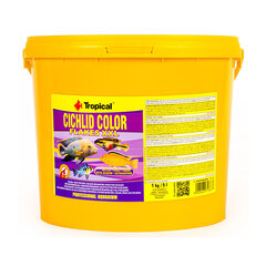 Toit kaladele Tropical Cichlid Color XXL, 5 l hind ja info | Kalade toit | hansapost.ee