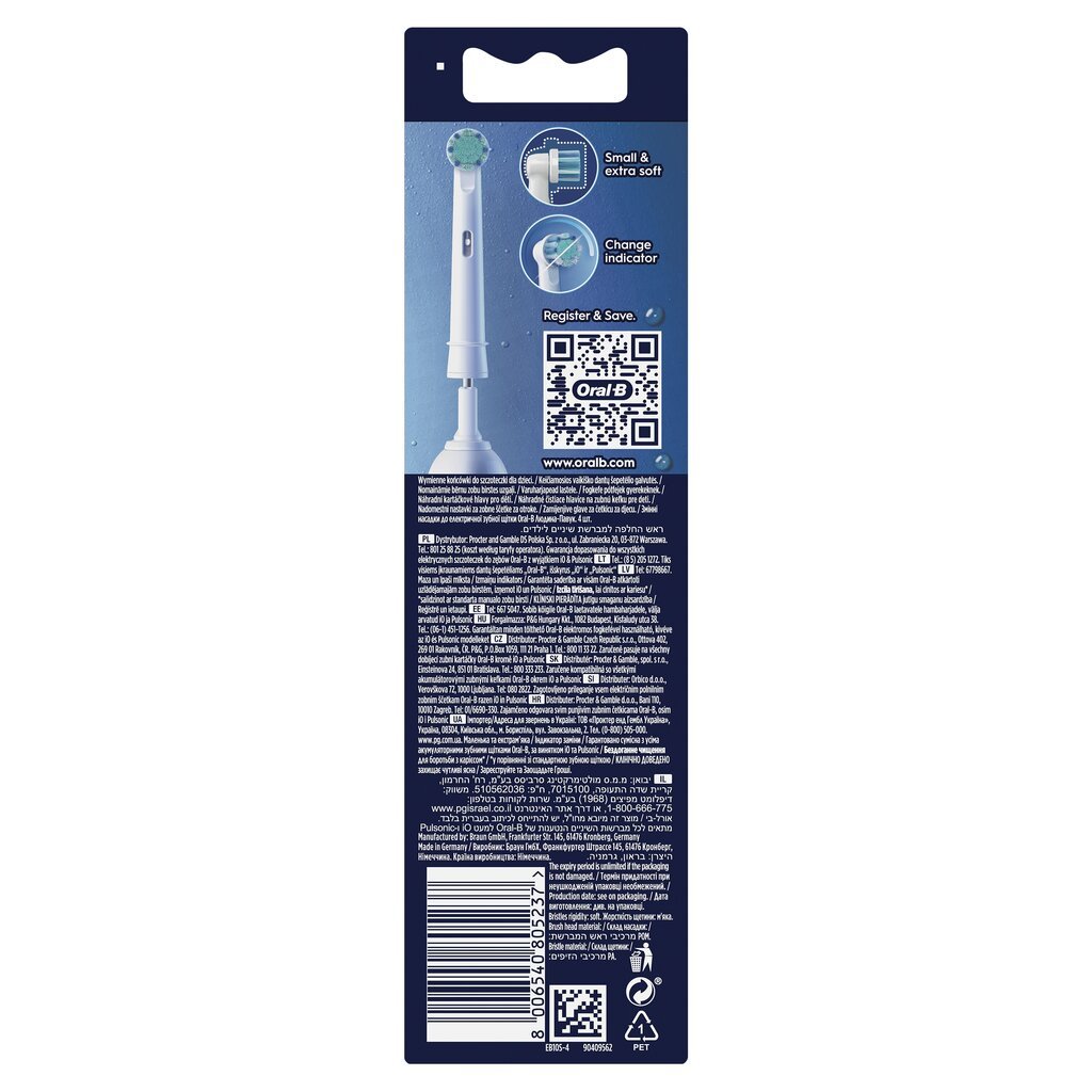 Oral-B EB10-4 Kids Spiderman hind ja info | Elektriliste hambaharjade otsikud | hansapost.ee