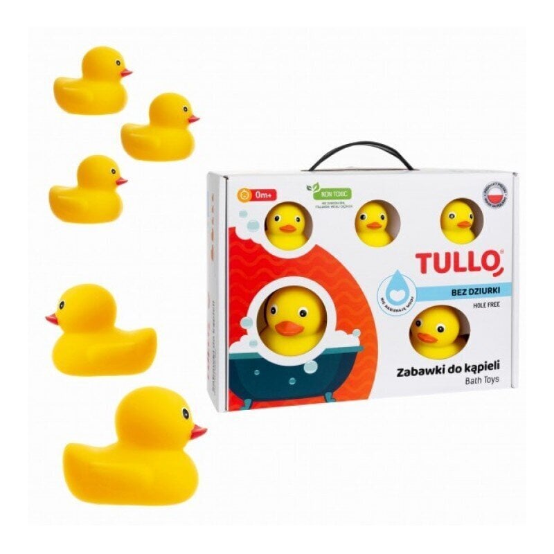 Vannimänguasi Tullo Duck, 5 tk цена и информация | Beebide mänguasjad | hansapost.ee