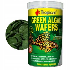 Toit kaladele Tropical Green Algae Wafers, 1000 ml hind ja info | Kalade toit | hansapost.ee