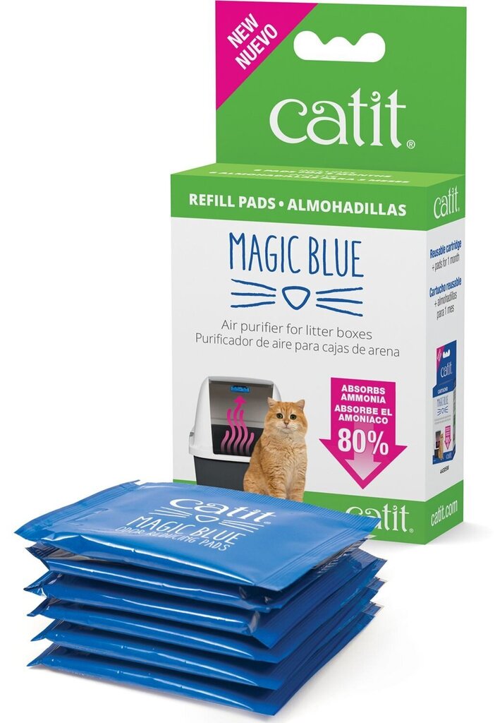 Filter Catit Magic Blue, sinine, 6 tk цена и информация | Kassiliivakast | hansapost.ee