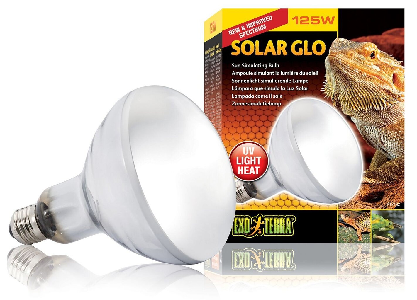 Terraariumilamp Solar Glo 125w PT2192 hind ja info | Kaubad eksootilistele loomadele | hansapost.ee